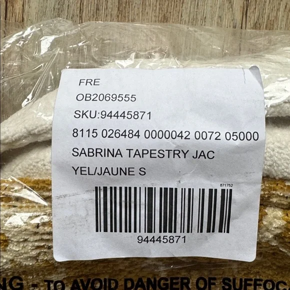 Free People tapestry Jacket, NWT. - Picture 4 of 4